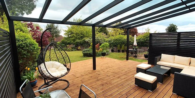 Glass Roof veranda